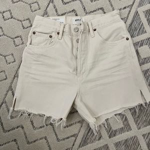 Agolde Dee Shorts Size 25 Paper NWT